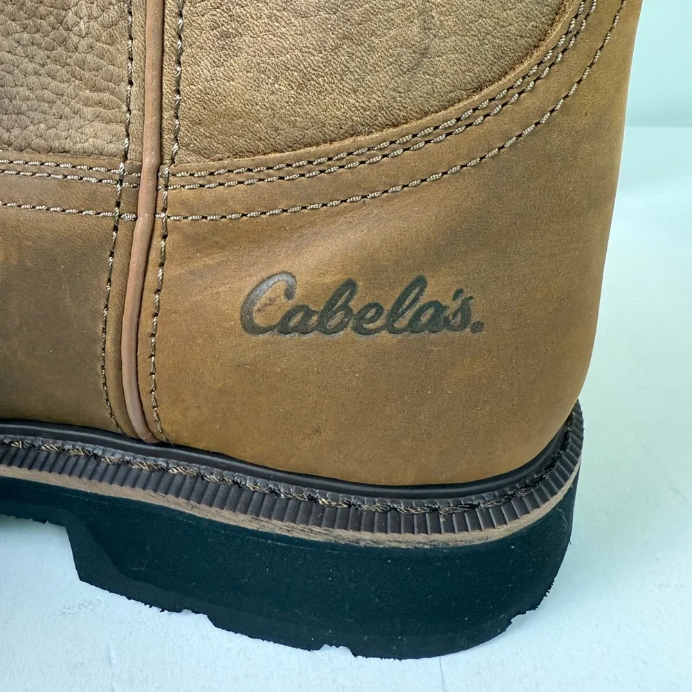 Cabela’s Pinedale Square Toe Leather Boots NIB New Men’s 13 - Picture 8 of 11